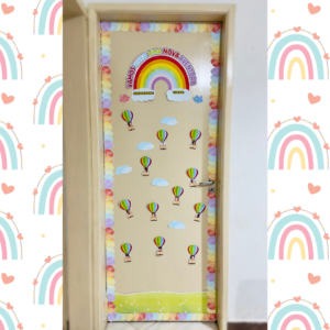 Painel de Porta Bem-Vindos - Balões