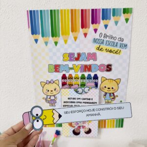 Painel de Acolhida - Sejam Bem-Vindos